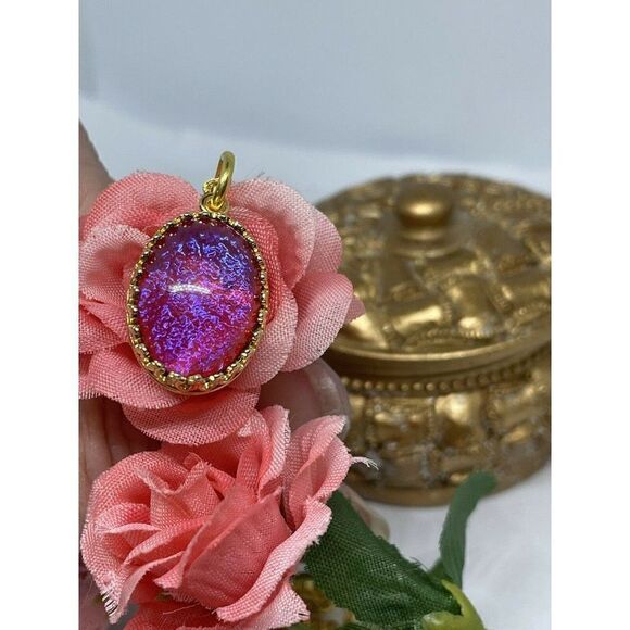 Gold Crown Setting Me I am Fire Opal Christmas Gift Daughter Mom 18x13 Dragons B - Picture 2 of 11